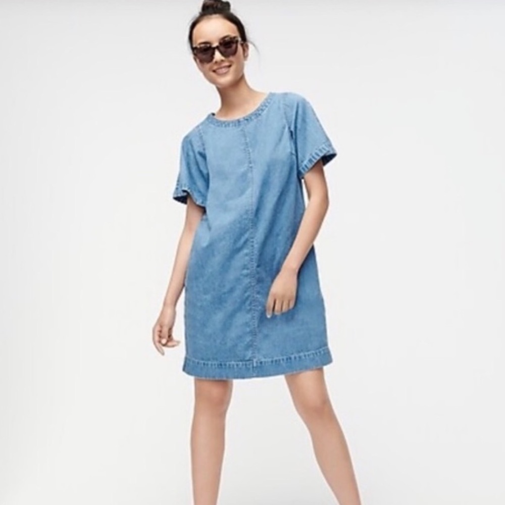 J. Crew Denim Mini Dress